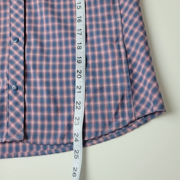 ICEBREAKER terra plaid long sleeve shirt merino wool S - Picture 13 of 15